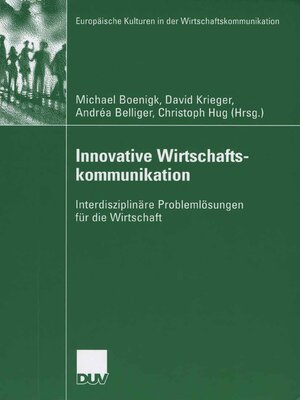 cover image of Innovative Wirtschaftskommunikation